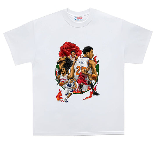 D ROSE GRAPHIC T-SHIRT
